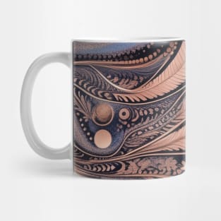 Other Worldly Designs- nebulas, stars, galaxies, planets with feathers Mug